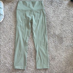 Lululemon light green leggings